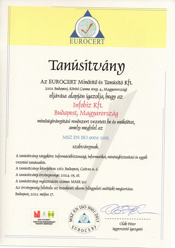 Infobiz ISO9001 20240516 m
